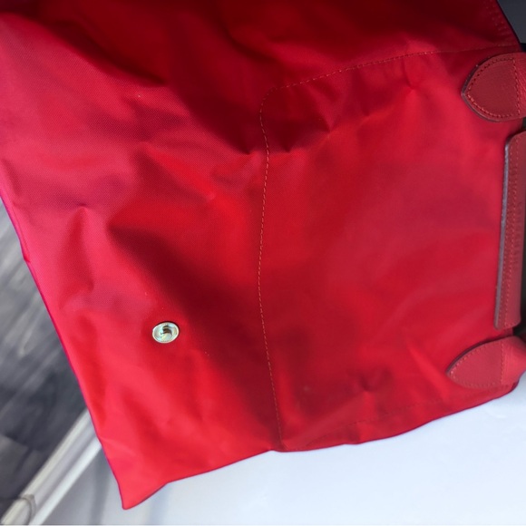 Longchamp Pliage tote Red, Polyamide Authentic - Picture 10 of 13